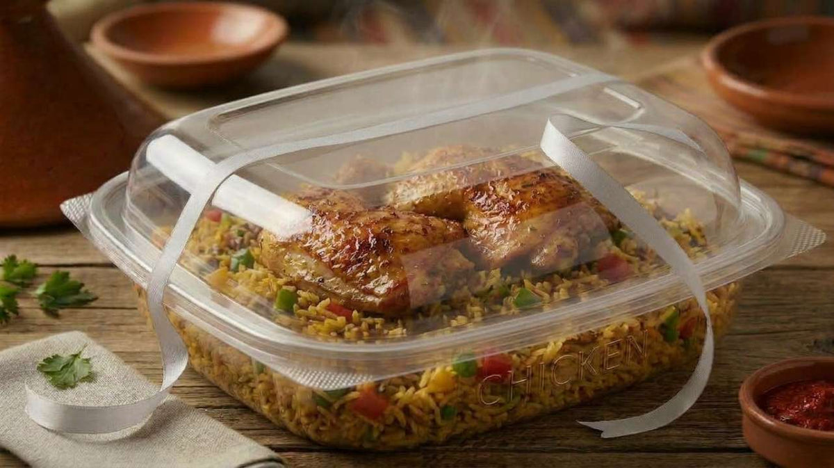 Poulet Rôti au Riz Parfumé aux Dattes