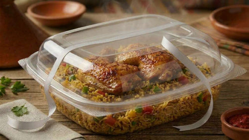 Poulet Rôti au Riz Parfumé aux Dattes