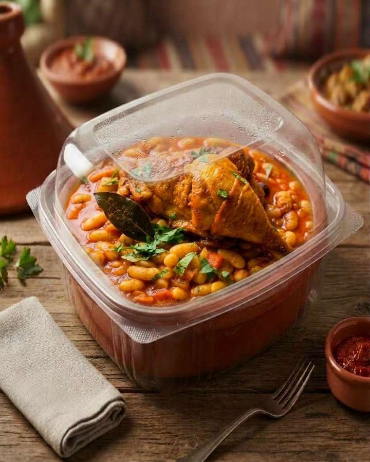 Haricots Blancs & Poulet Doré Fait Maison